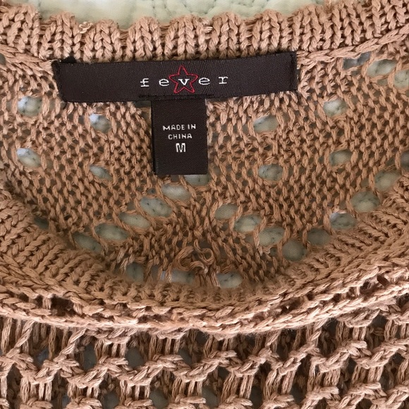 Fever brand tan knit sweater - Picture 5 of 5